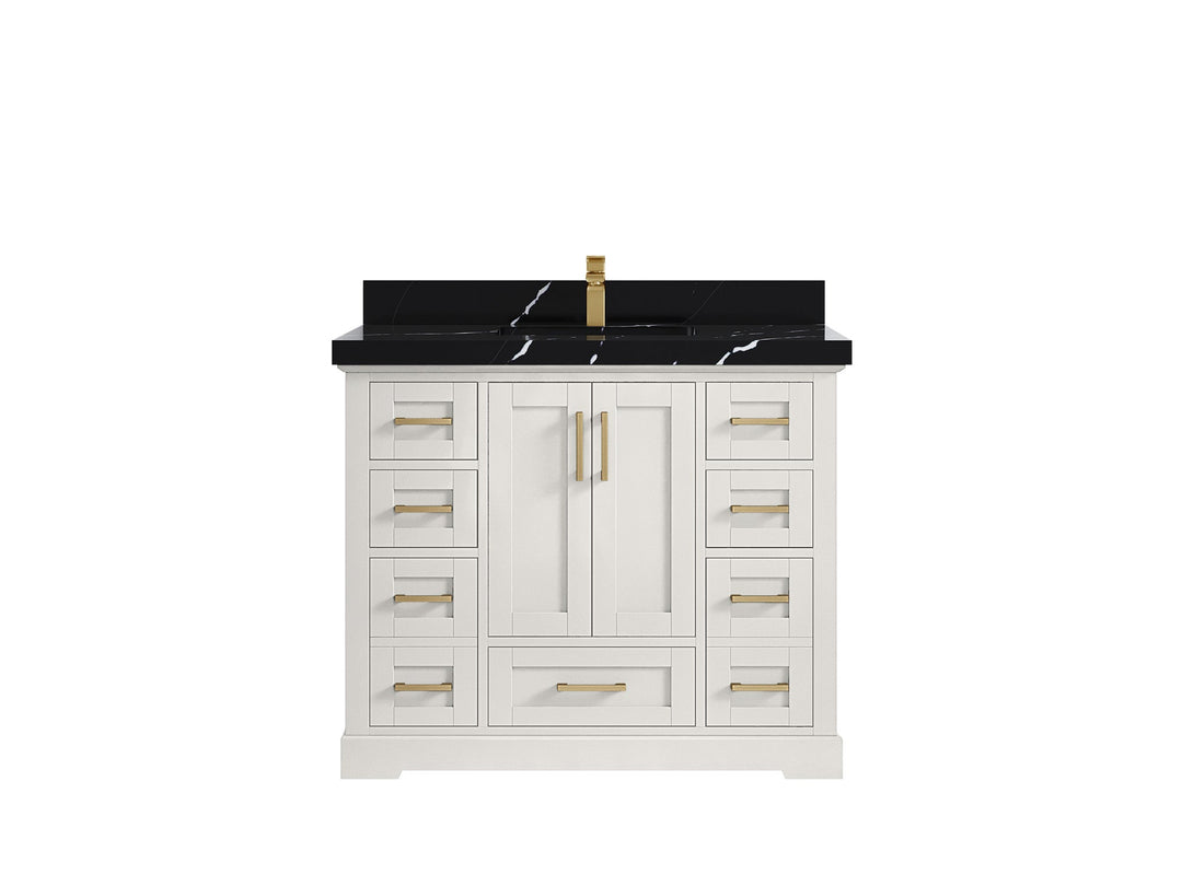 Boston 42 in. W x 22 in. D Single Sink Bathroom Vanity - Willow Bath and Vanity