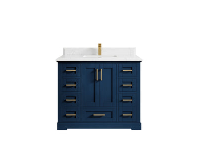 Boston 42 in. W x 22 in. D Single Sink Bathroom Vanity - Willow Bath and Vanity
