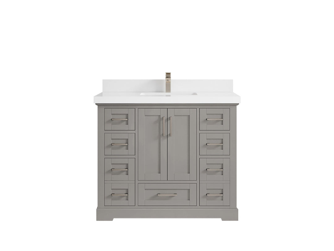Boston 42 in. W x 22 in. D Single Sink Bathroom Vanity - Willow Bath and Vanity