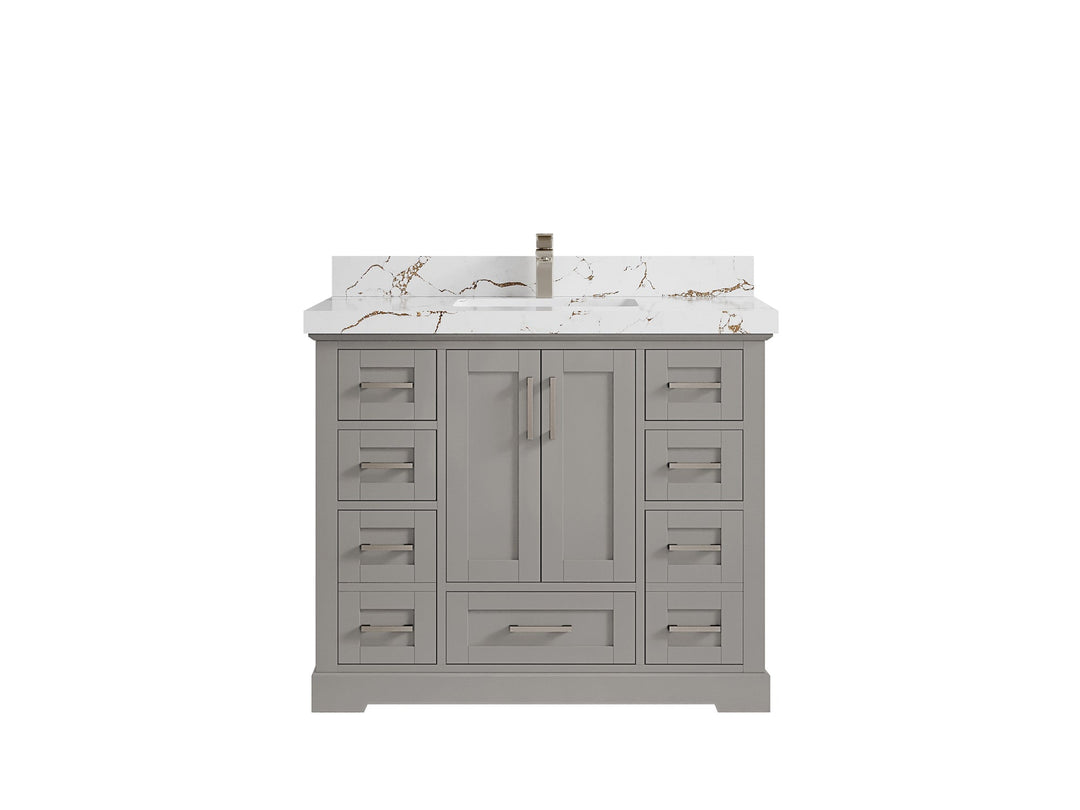 Boston 42 in. W x 22 in. D Single Sink Bathroom Vanity - Willow Bath and Vanity