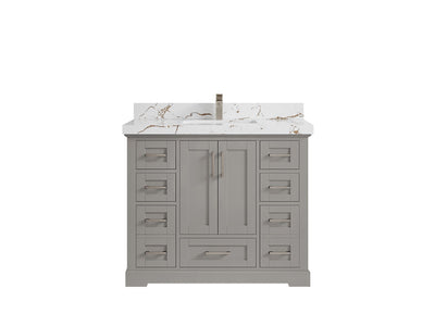 Boston 42 in. W x 22 in. D Single Sink Bathroom Vanity - Willow Bath and Vanity