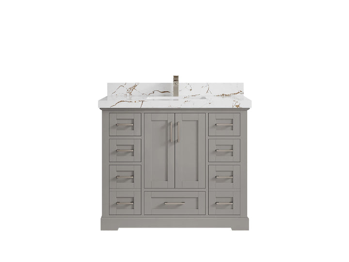 Boston 42 in. W x 22 in. D Single Sink Bathroom Vanity - photo 34