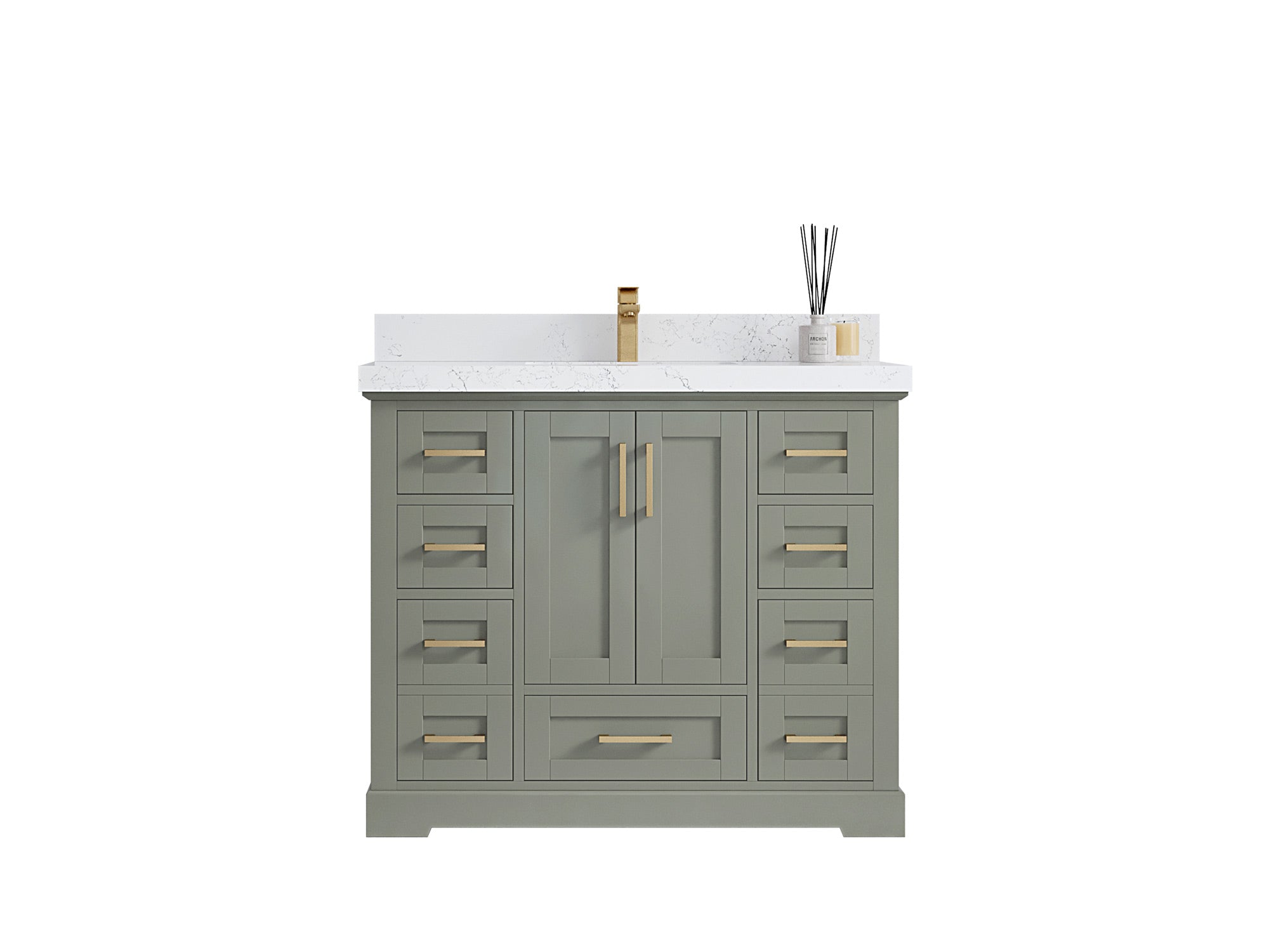 Boston 42 in. W x 22 in. D Single Sink Bathroom Vanity - Willow Bath and Vanity