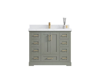 Boston 42 in. W x 22 in. D Single Sink Bathroom Vanity - Willow Bath and Vanity