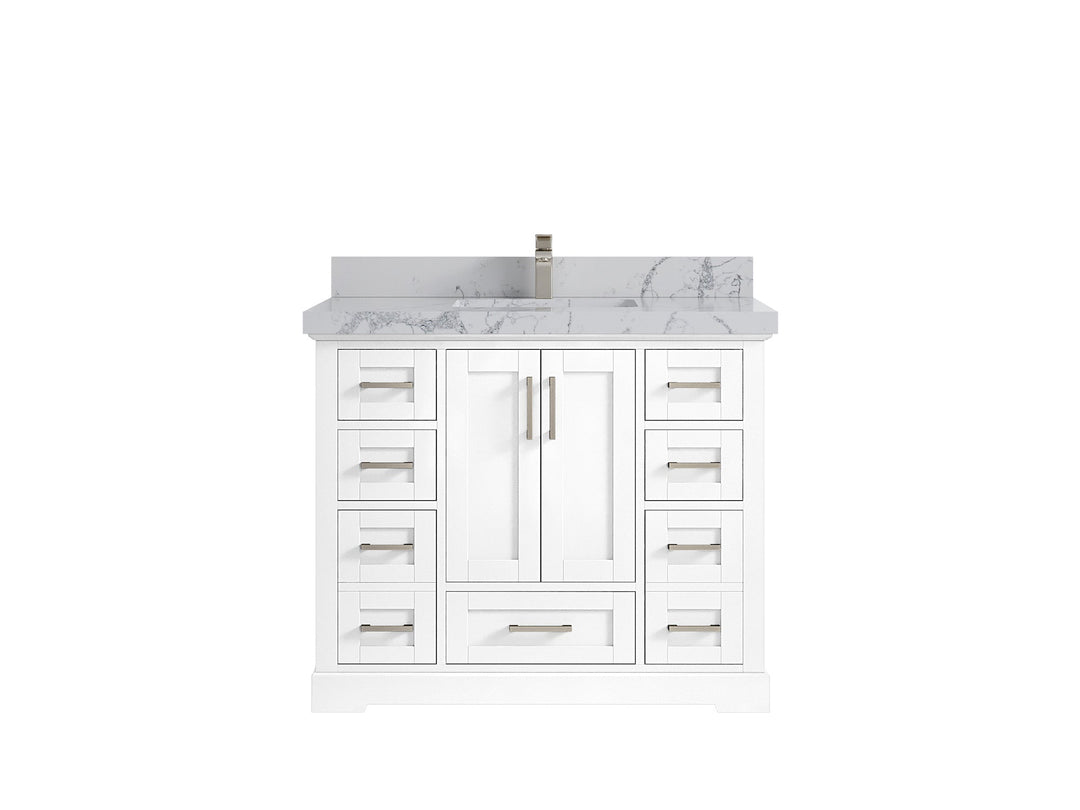 Boston 42 in. W x 22 in. D Single Sink Bathroom Vanity - Willow Bath and Vanity