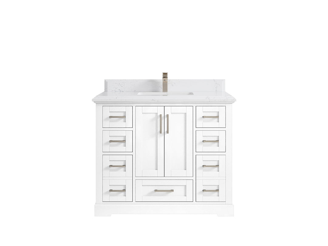 Boston 42 in. W x 22 in. D Single Sink Bathroom Vanity - Willow Bath and Vanity
