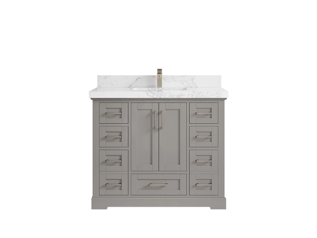 Boston 42 in. W x 22 in. D Single Sink Bathroom Vanity - Willow Bath and Vanity