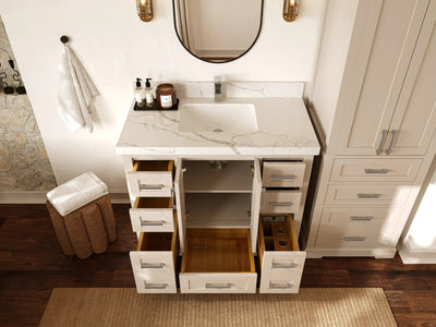 Boston 42 in. W x 22 in. D Single Sink Bathroom Vanity - Willow Bath and Vanity
