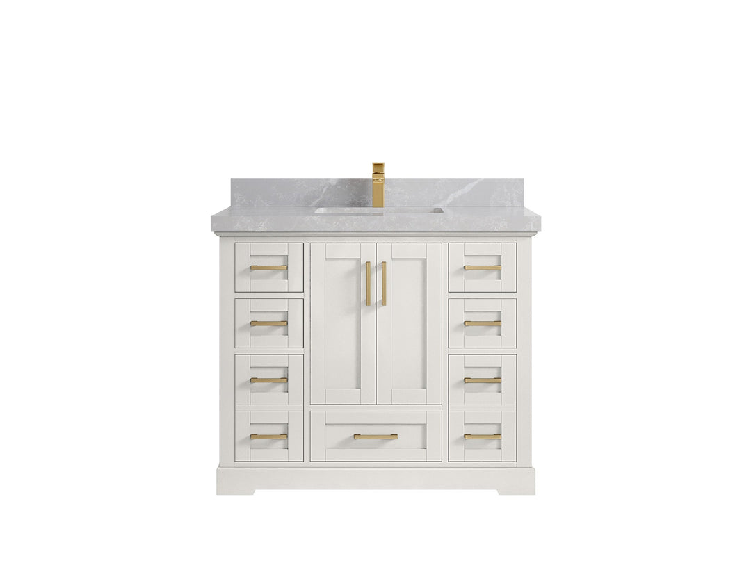 Boston 42 in. W x 22 in. D Single Sink Bathroom Vanity - Willow Bath and Vanity