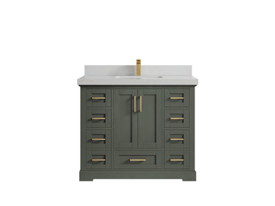 Boston 42 in. W x 22 in. D Single Sink Bathroom Vanity - Willow Bath and Vanity