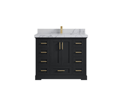Boston 42 in. W x 22 in. D Single Sink Bathroom Vanity - Willow Bath and Vanity