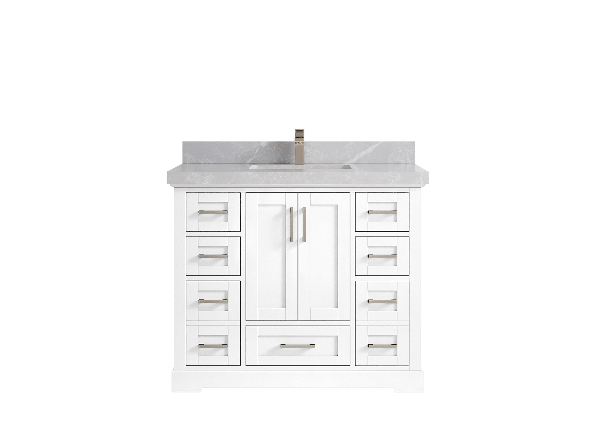 Boston 42 in. W x 22 in. D Single Sink Bathroom Vanity - Willow Bath and Vanity