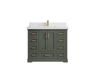 Boston 42 in. W x 22 in. D Single Sink Bathroom Vanity - Willow Bath and Vanity
