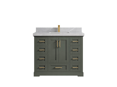Boston 42 in. W x 22 in. D Single Sink Bathroom Vanity - Willow Bath and Vanity