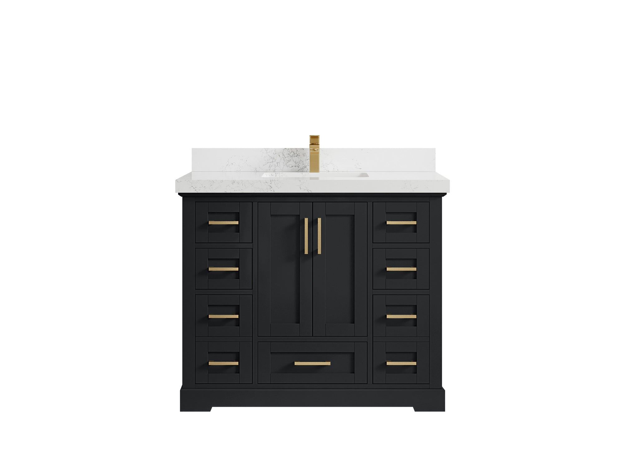Boston 42 in. W x 22 in. D Single Sink Bathroom Vanity - Willow Bath and Vanity