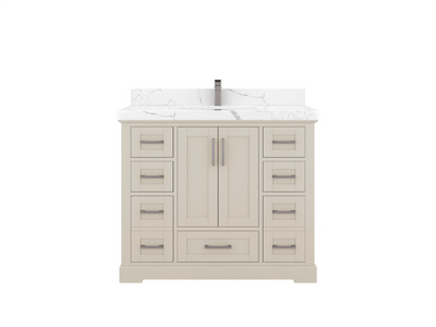 Boston 42 in. W x 22 in. D Single Sink Bathroom Vanity - Willow Bath and Vanity