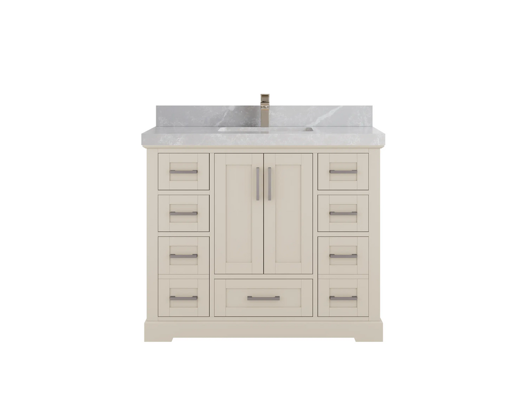 Boston 42 in. W x 22 in. D Single Sink Bathroom Vanity - Willow Bath and Vanity