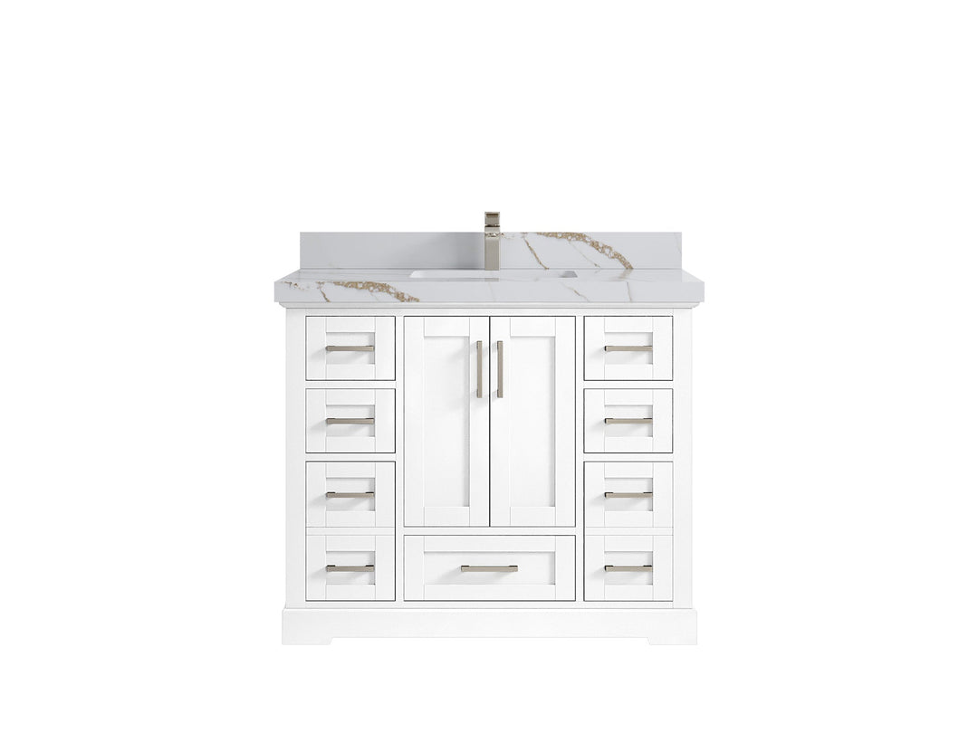 Boston 42 in. W x 22 in. D Single Sink Bathroom Vanity - Willow Bath and Vanity