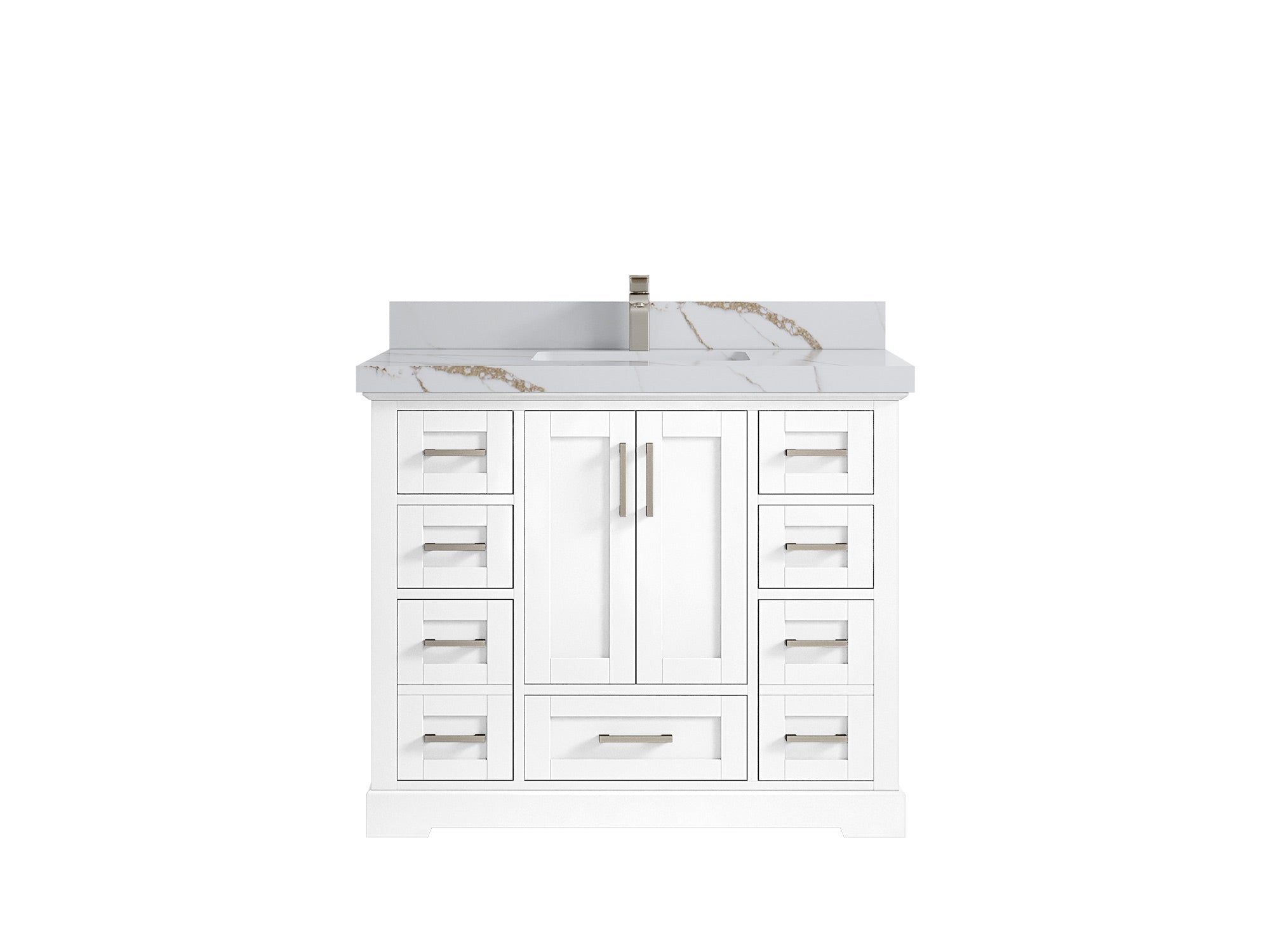 Boston 42 in. W x 22 in. D Single Sink Bathroom Vanity - Willow Bath and Vanity
