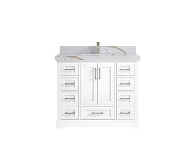Boston 42 in. W x 22 in. D Single Sink Bathroom Vanity - Willow Bath and Vanity