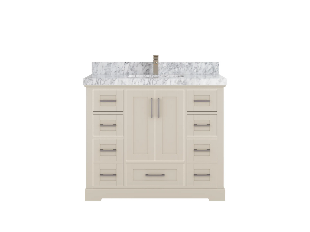 Boston 42 in. W x 22 in. D Single Sink Bathroom Vanity - Willow Bath and Vanity