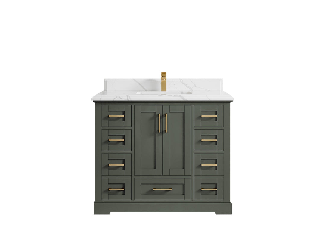 Boston 42 in. W x 22 in. D Single Sink Bathroom Vanity - Willow Bath and Vanity
