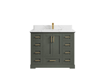 Boston 42 in. W x 22 in. D Single Sink Bathroom Vanity - Willow Bath and Vanity
