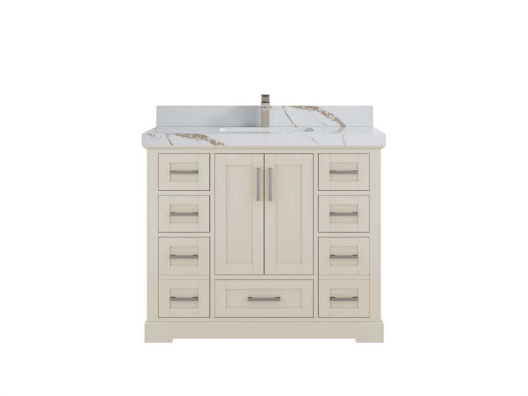 Boston 42 in. W x 22 in. D Single Sink Bathroom Vanity - Willow Bath and Vanity