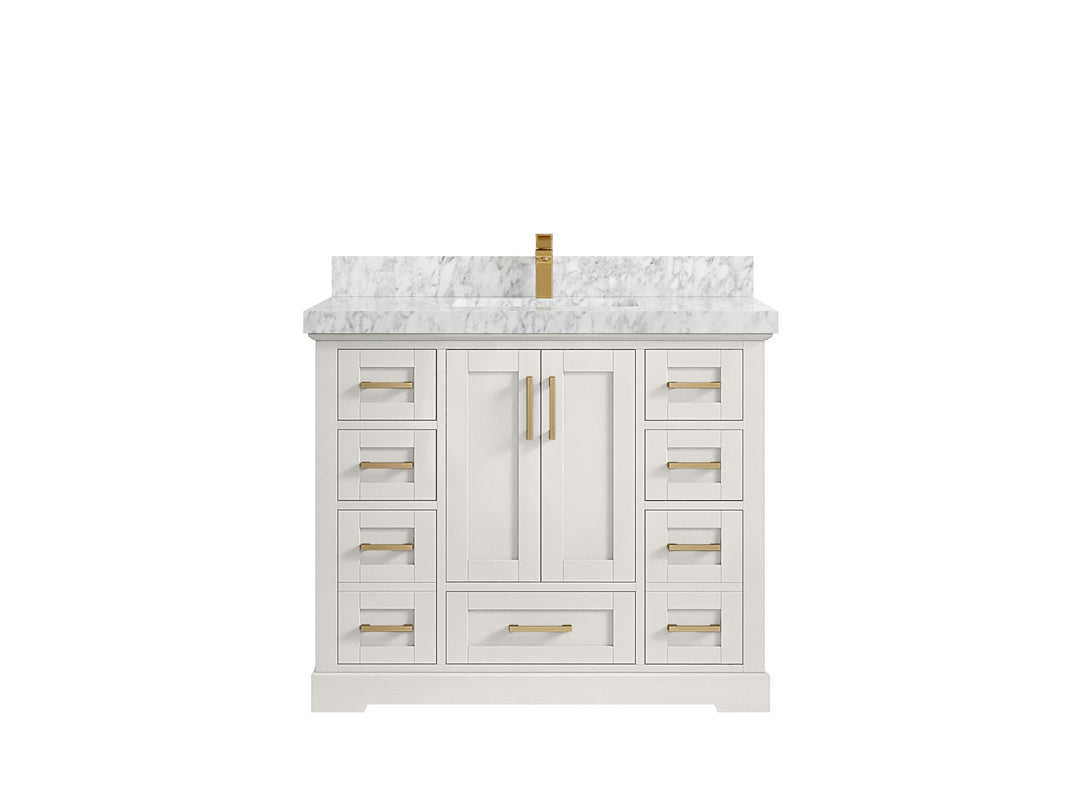 Boston 42 in. W x 22 in. D Single Sink Bathroom Vanity - Willow Bath and Vanity