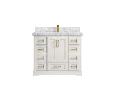 Boston 42 in. W x 22 in. D Single Sink Bathroom Vanity - Willow Bath and Vanity