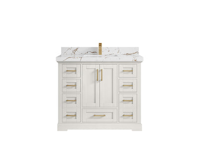 Boston 42 in. W x 22 in. D Single Sink Bathroom Vanity - Willow Bath and Vanity
