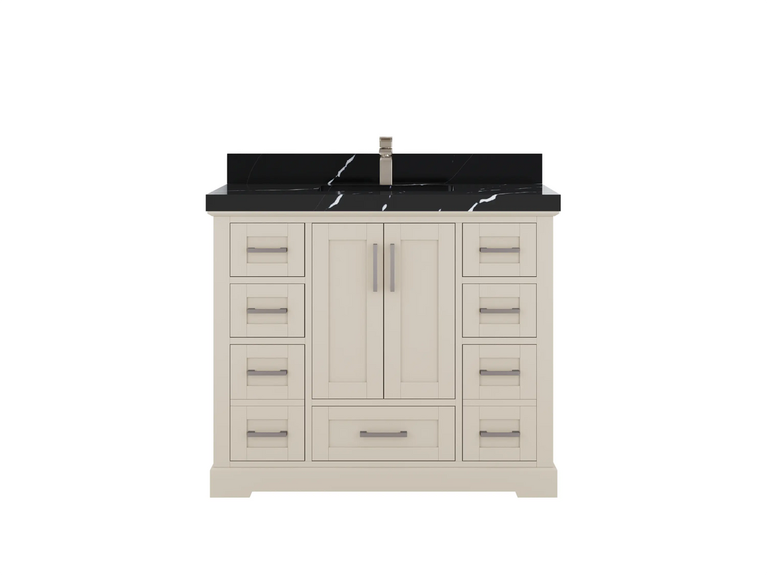 Boston 42 in. W x 22 in. D Single Sink Bathroom Vanity - Willow Bath and Vanity