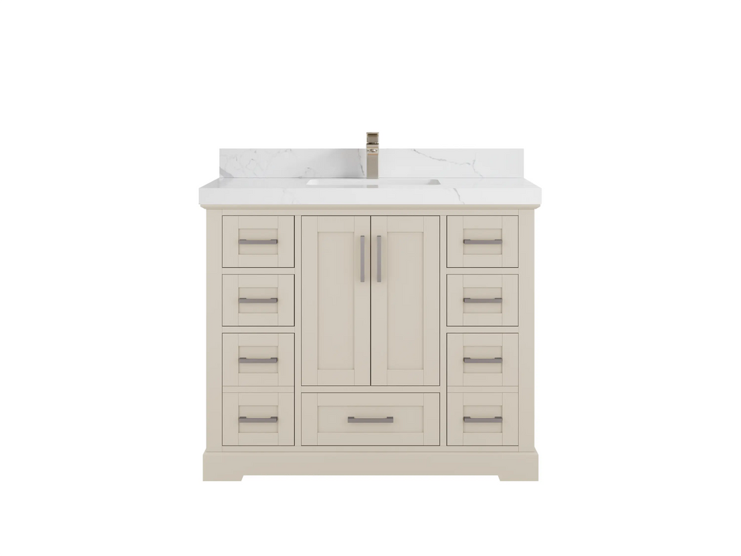 Boston 42 in. W x 22 in. D Single Sink Bathroom Vanity - Willow Bath and Vanity
