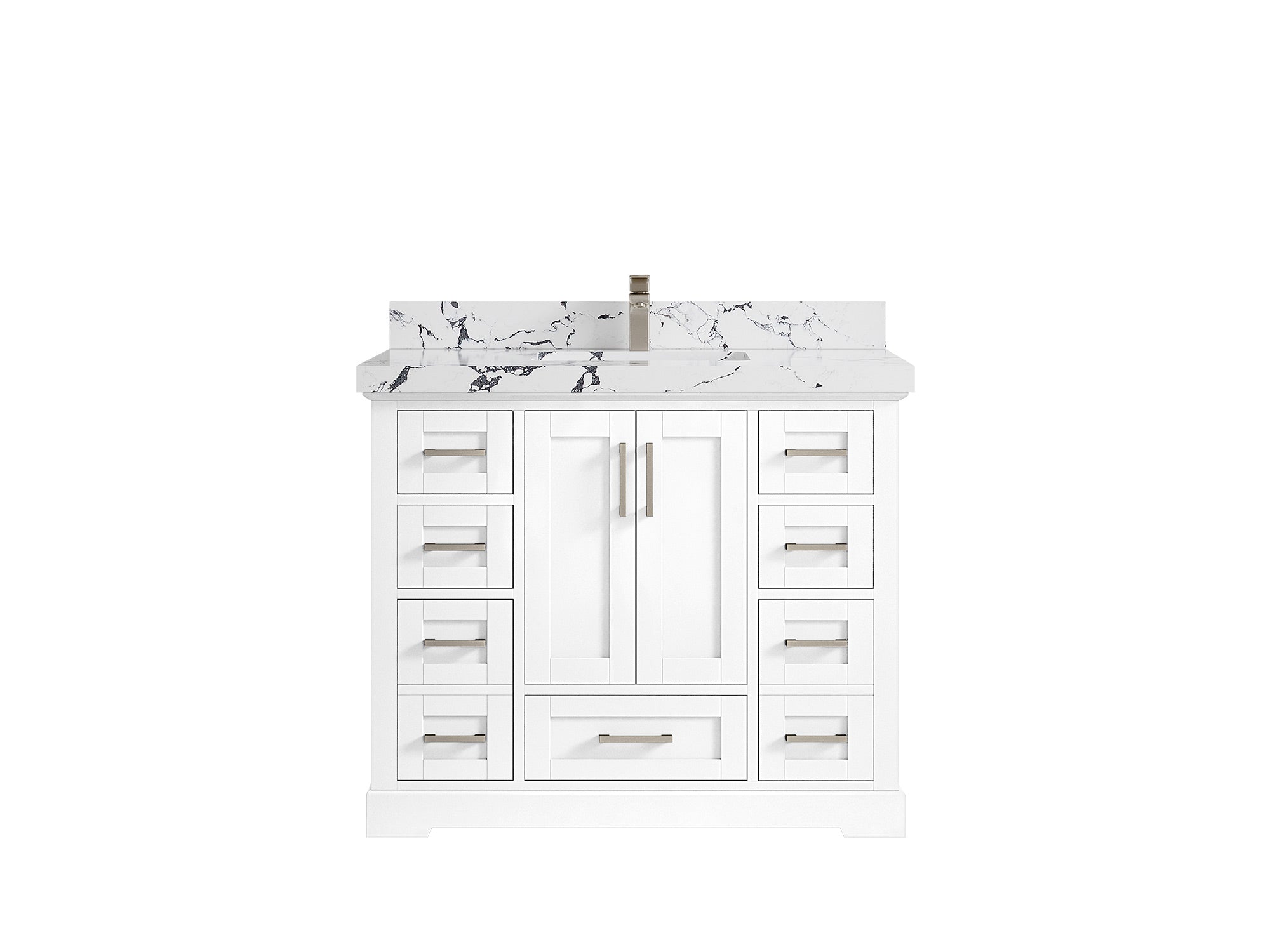 Boston 42 in. W x 22 in. D Single Sink Bathroom Vanity - Willow Bath and Vanity