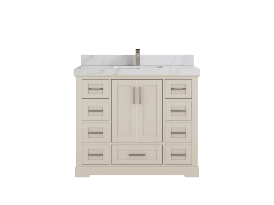 Boston 42 in. W x 22 in. D Single Sink Bathroom Vanity - Willow Bath and Vanity