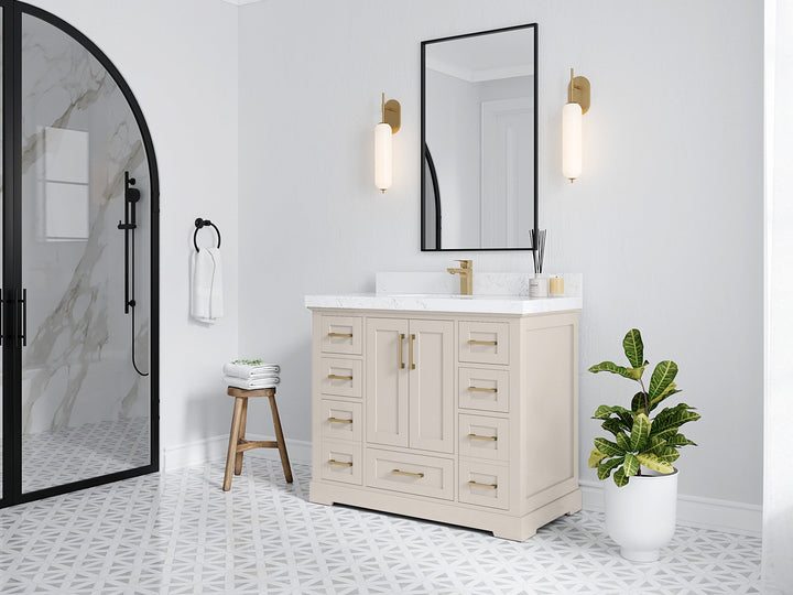 Boston 42 in. W x 22 in. D Single Sink Bathroom Vanity - photo 2