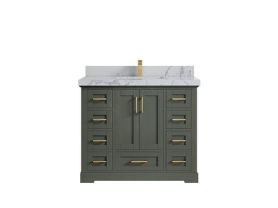 Boston 42 in. W x 22 in. D Single Sink Bathroom Vanity - Willow Bath and Vanity