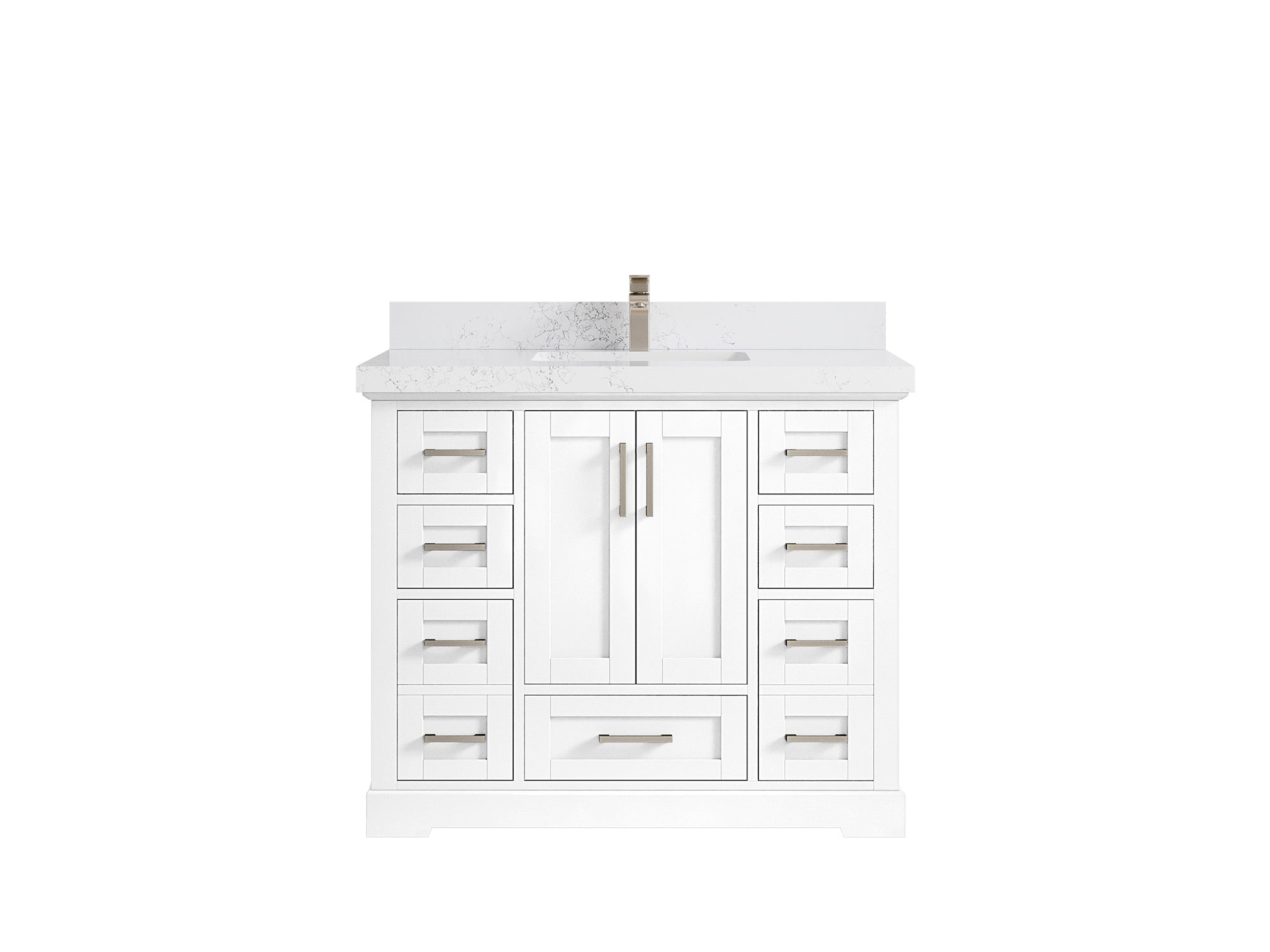 Boston 42 in. W x 22 in. D Single Sink Bathroom Vanity - Willow Bath and Vanity