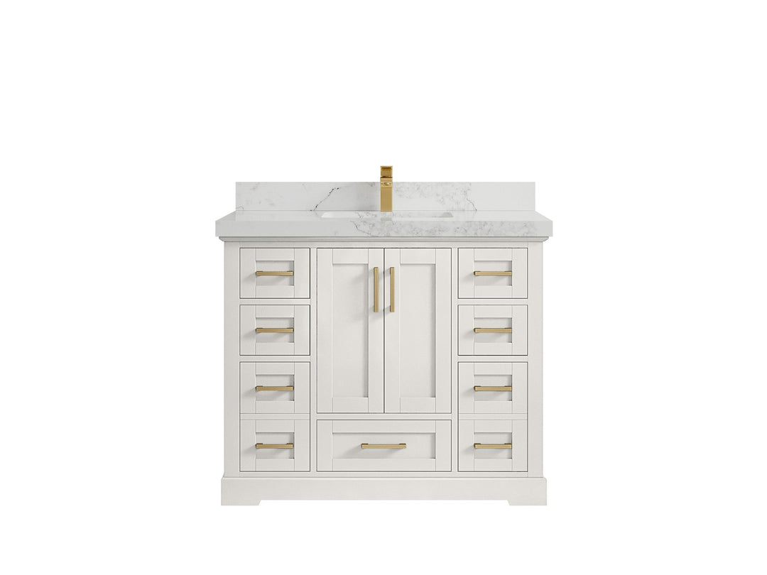 Boston 42 in. W x 22 in. D Single Sink Bathroom Vanity - Willow Bath and Vanity