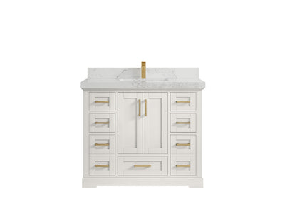 Boston 42 in. W x 22 in. D Single Sink Bathroom Vanity - Willow Bath and Vanity