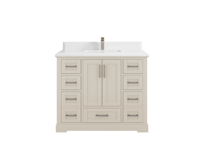 Boston 42 in. W x 22 in. D Single Sink Bathroom Vanity - Willow Bath and Vanity