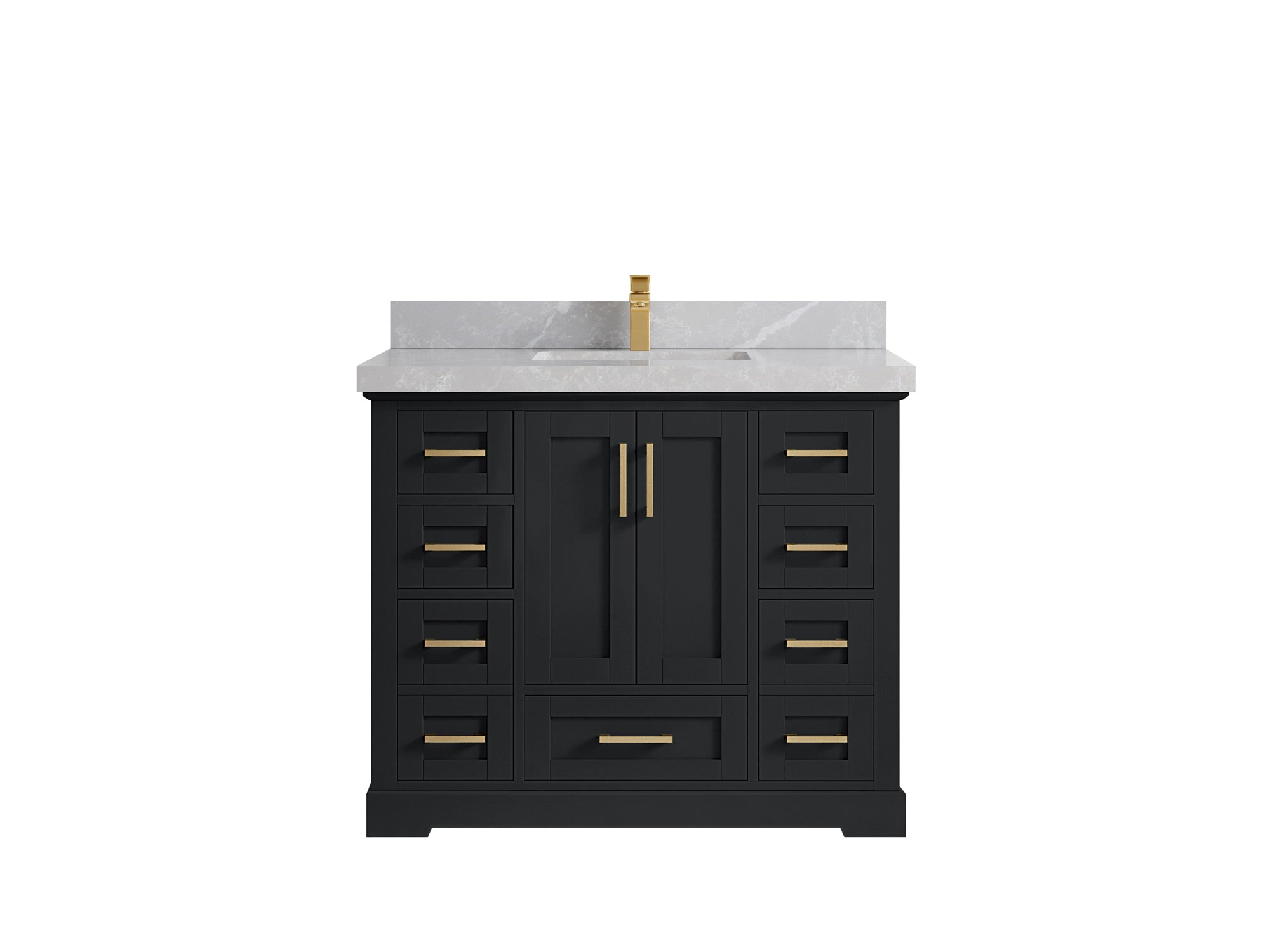 Boston 42 in. W x 22 in. D Single Sink Bathroom Vanity - Willow Bath and Vanity