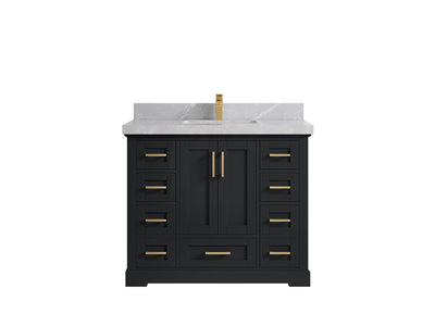 Boston 42 in. W x 22 in. D Single Sink Bathroom Vanity - Willow Bath and Vanity