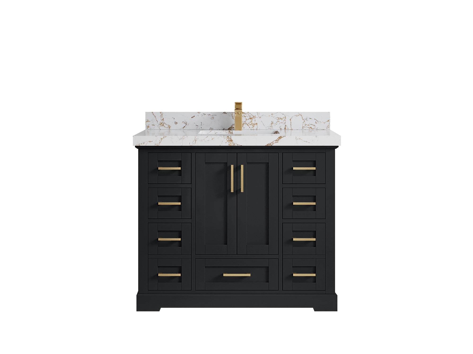 Boston 42 in. W x 22 in. D Single Sink Bathroom Vanity - Willow Bath and Vanity