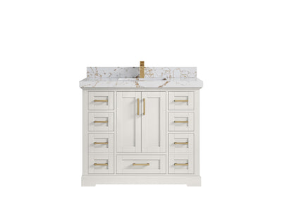 Boston 42 in. W x 22 in. D Single Sink Bathroom Vanity - Willow Bath and Vanity