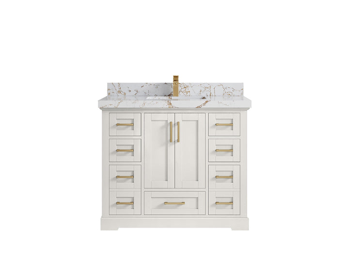 Boston 42 in. W x 22 in. D Single Sink Bathroom Vanity - photo 37