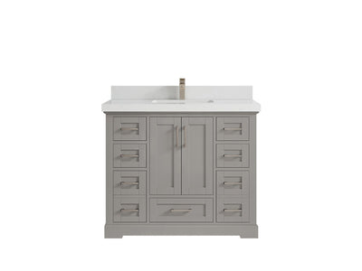 Boston 42 in. W x 22 in. D Single Sink Bathroom Vanity - Willow Bath and Vanity