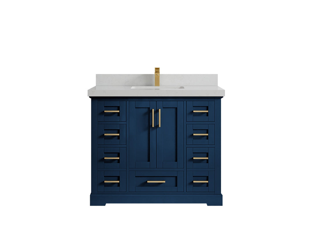 Boston 42 in. W x 22 in. D Single Sink Bathroom Vanity - Willow Bath and Vanity
