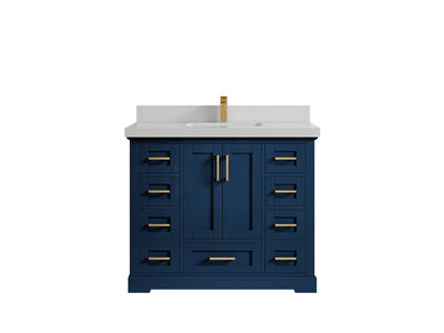 Boston 42 in. W x 22 in. D Single Sink Bathroom Vanity - Willow Bath and Vanity