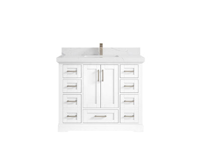 Boston 42 in. W x 22 in. D Single Sink Bathroom Vanity - Willow Bath and Vanity